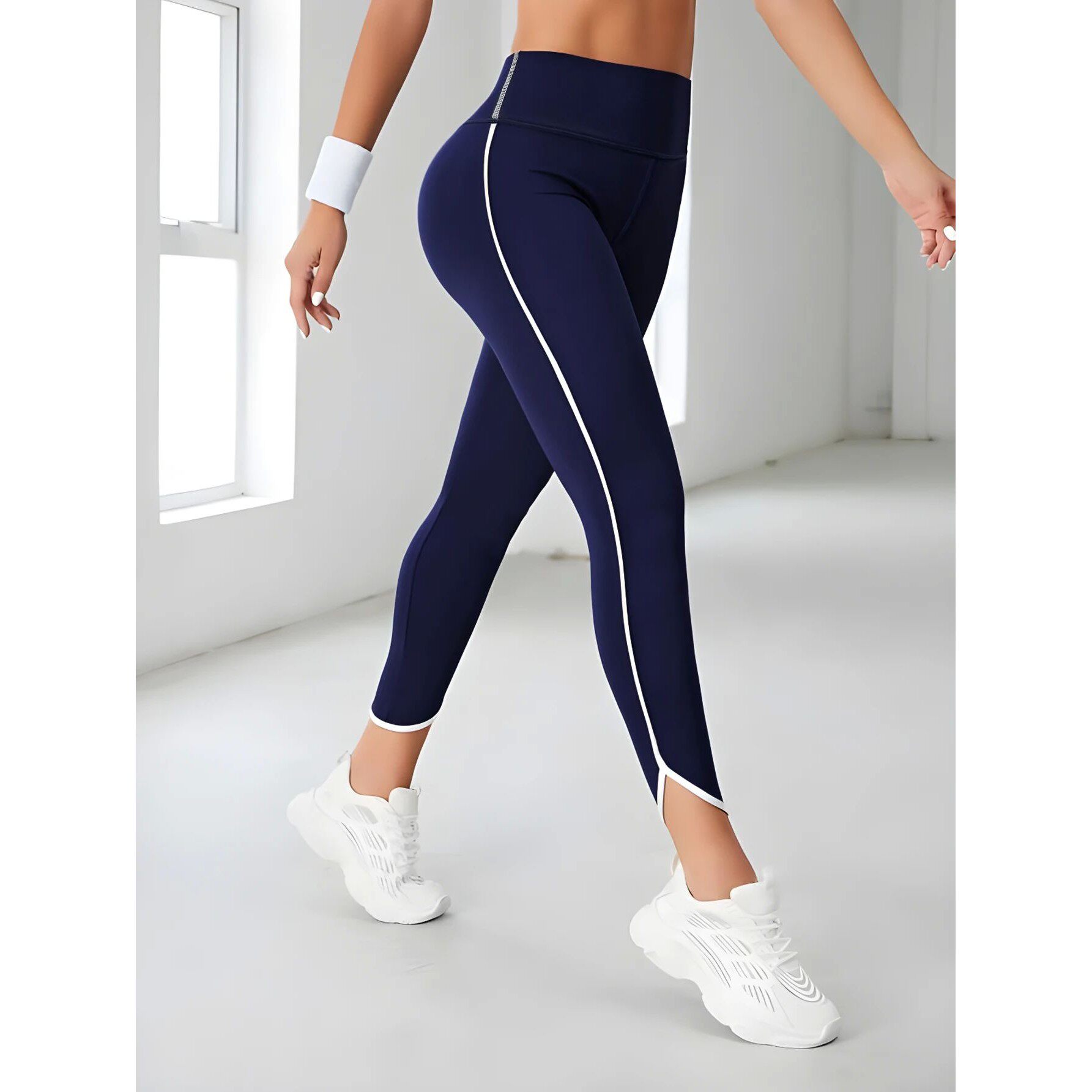 High waisted compression yoga pants women 高腰收腹紧身瑜伽裤