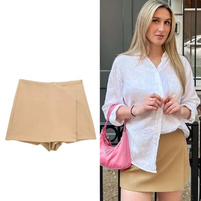 High waisted asymmetrical shorts andskirts高腰不对称短裤裙裤