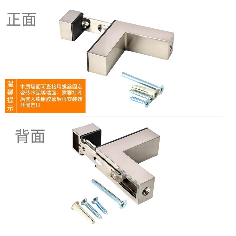 可调节玻璃夹固定夹木板夹支架yF夹玻璃夹子合金托隔板可调层板托