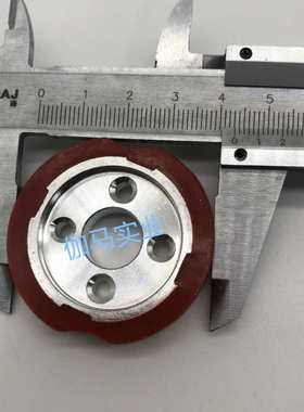 1100AB迪凯墨轮打码机字轮红色摩擦二组胶轮DK1000印字粒架配件