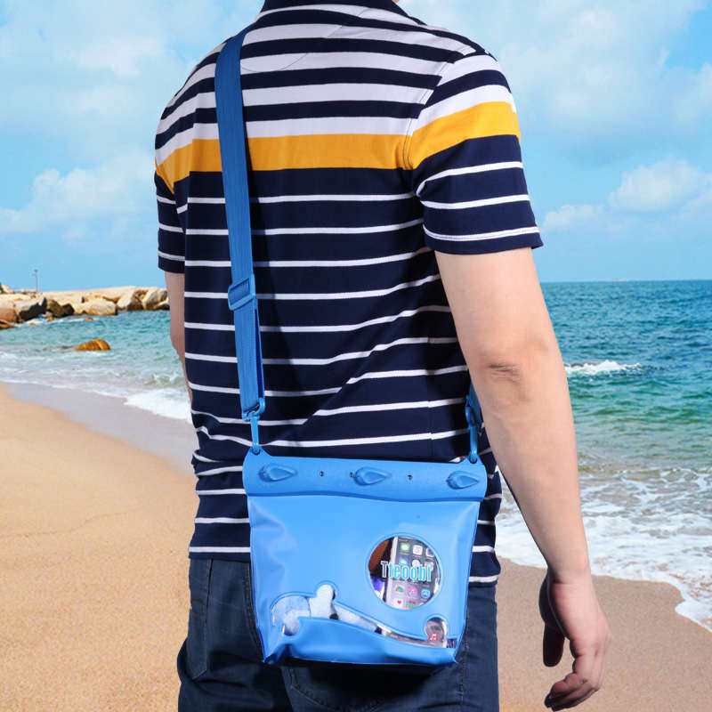 RAFTING WATERPROOF BAG 20 METERS DEPTH WATERPROOF MOBILE PHONE WATERPROOF BAG DIVING SHOULDER BAG WATER PARK SWIMMING BEACH SEASIDE