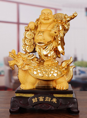 速发财富归弥招财龙龟摆件镇宅保平安古典来勒装客厅电视柜佛饰工