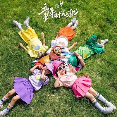 速发少儿啦啦队演出色小学生服幼儿园开演套装运动会表幕式班服