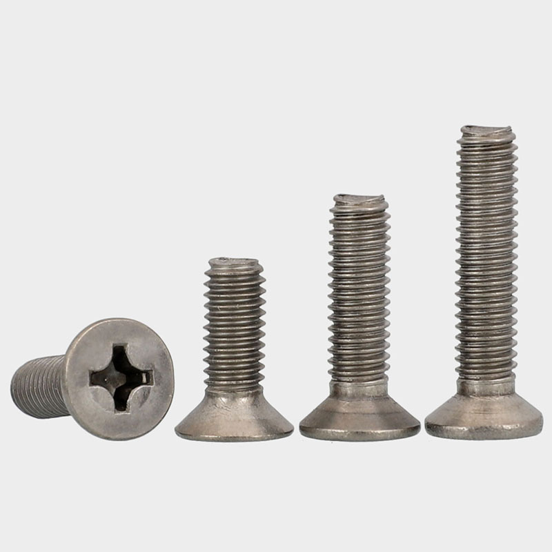 速发TAM4沉头十字螺丝纯钛平头十字槽机牙螺丝沉头螺钉2钛M5M6M8G