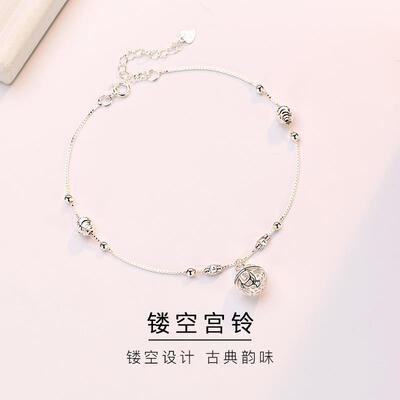 速发宫铃脚链日韩时尚踝链学生闺蜜生日礼物铃铛脚饰百搭