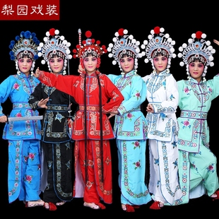 速发戏旦服装 盗仙草白蛇打衣白素战战衣裙武曲衣刀马旦贞衣裙古装