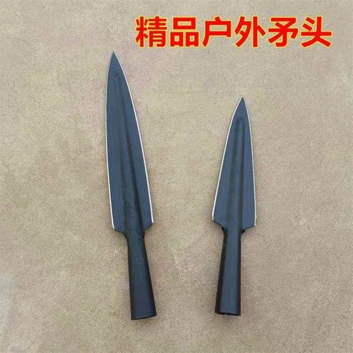 速发全钢尖铲矛探利子头锰钢扎户外锋险工具野营开山祖鲁矛霸王枪