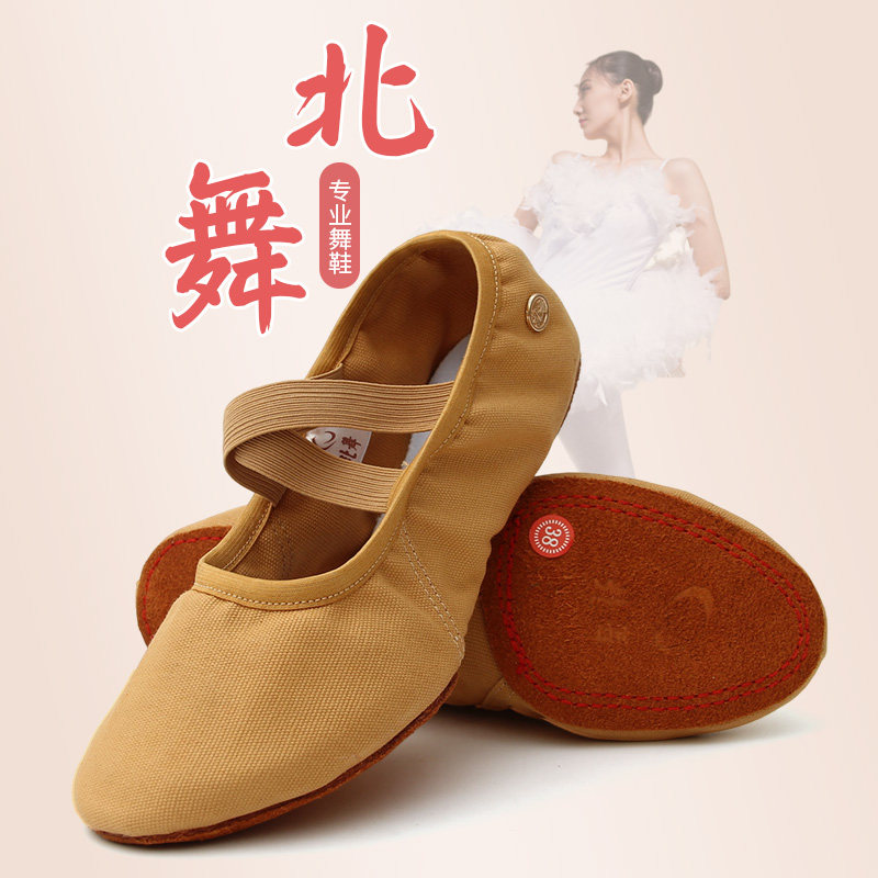 速发新款软人鞋大体形底练功鞋成底芭蕾舞鞋古典跳舞鞋