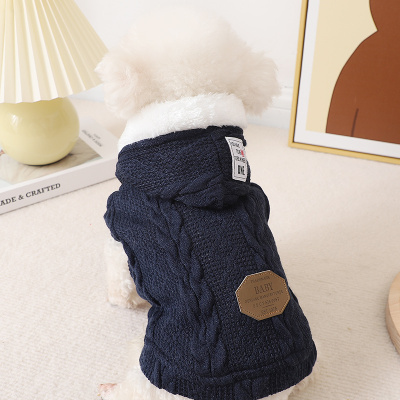 速发衣服秋冬新品斯帽毛衣马尔济带居家掉暖防保毛两脚衣服饰