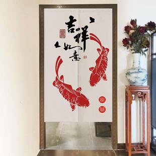 隔开运帘断帘厕所厨布帘房房间t5607524装 新中式 饰挂门帘家用布艺