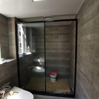 室酒干店工程湿分离屏风间整体淋浴房隔断网红家375用卫生浴玻璃