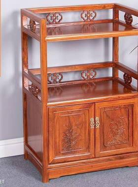 茶水柜边餐实木小型酒柜碗柜置物架客厅茶柜70352边用柜收纳柜家