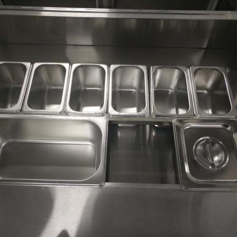 商用槽沙拉藏台开箱水果捞冷工作台保鲜展示柜冰柜披萨小无品牌/