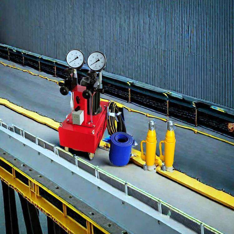 桥支梁预应力锚具单0孔多孔锚索张OIH拉锚机20吨基坑边坡护钢绞线