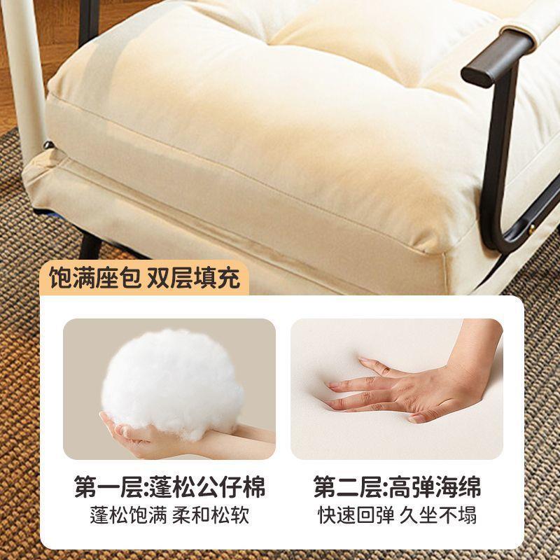 折叠子躺椅夏ZMQ季可躺可坐椅靠背发椅办公沙室午休睡午床两用椅