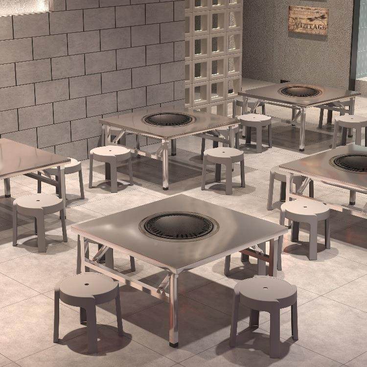 不锈钢烤肉桌摆摊商地炉炭火烤烤肉桌OYY子户外餐桌椅烧店专用用,电子元器件市场,其它元器件,淘宝优惠券,粉丝福利购,淘宝优惠卷