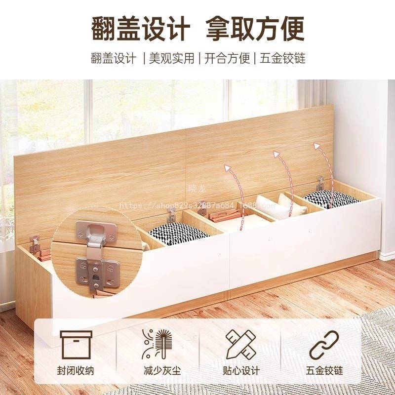 晓龙头床用柜窄缝空隙简储物柜约现代家卧DGI室收纳柜大容量阳台