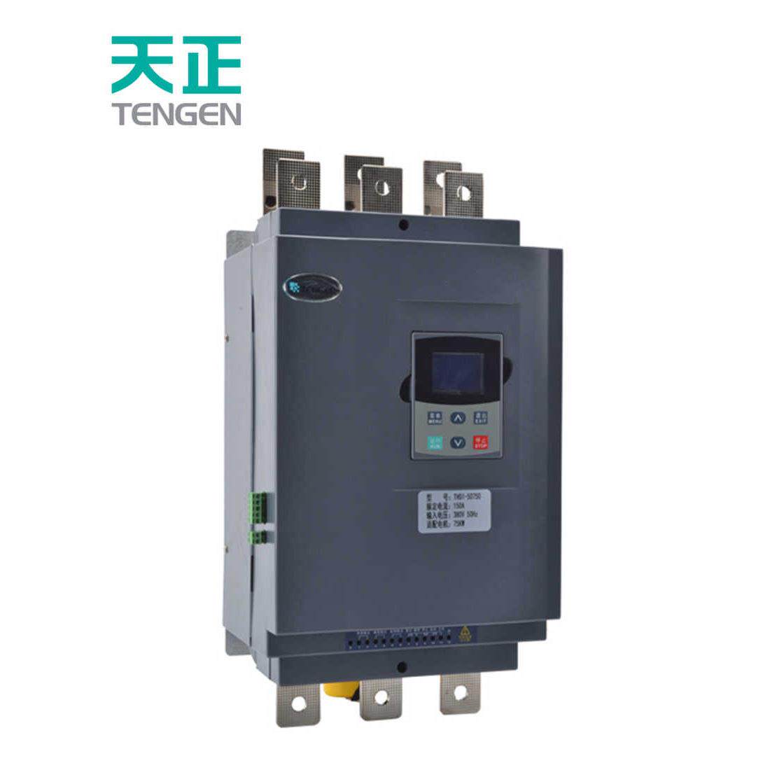 TEEGN天正T1HS中文智能型电机软启动器380V三相22/30/5DRI5N/75/9