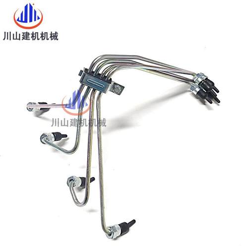 挖掘机徐工X8高压油管康0明斯B3.3发动机柴油管油管夹回DES子配E