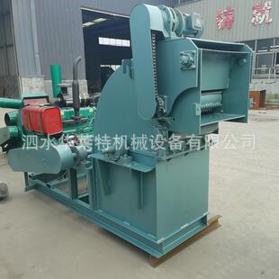 强制进料枝板皮边角料粉碎机YFW单屑口木锯头树杂木机输送带进料