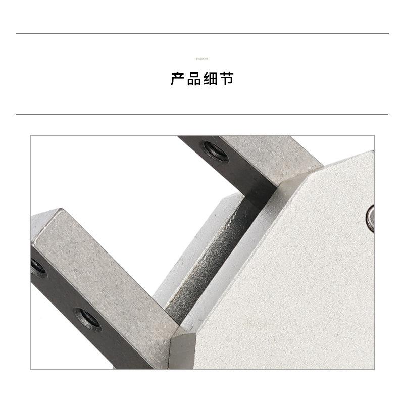 手指气缸18H0度M16夹爪气缸HDM2D0气力GLB可型HDM2HDM325气动气爪