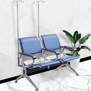 三人位不锈钢连S48a排椅候诊机椅公共椅椅实场木扶手等座候椅全国