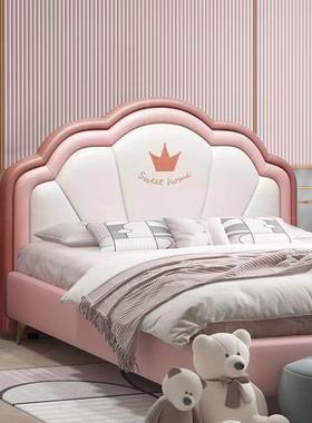 新款儿简童21815公主床头软包榻靠背现代约轻奢网红榻米床头单板