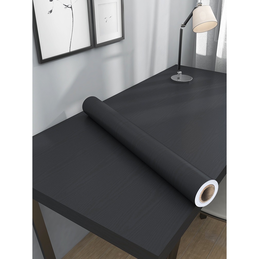 桌面餐桌子家具翻新木纹改色粘贴纸柜子桌贴纸自贴膜壁纸防水薇妍