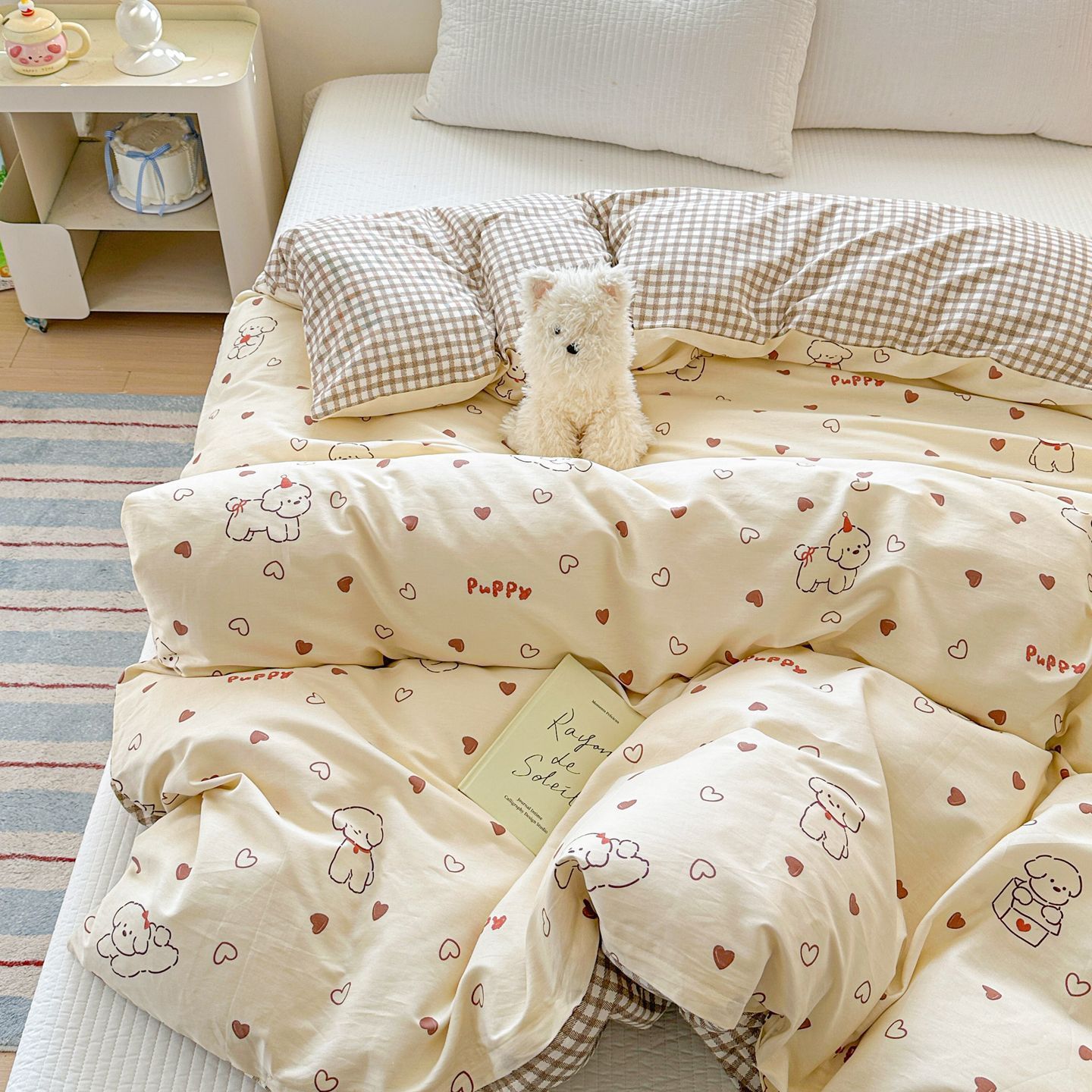 A类80支全棉单被套100%纯棉被罩宿舍单人被套双人被套150x200x230