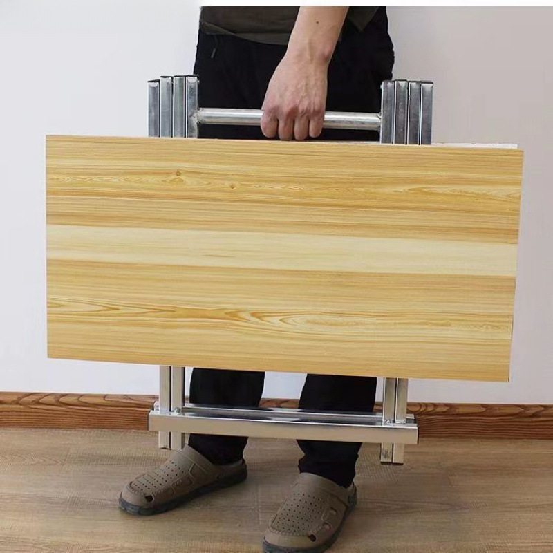 折叠桌吃饭桌子家用卧室宿舍正方形摆地摊餐桌户型简约户外小桌子