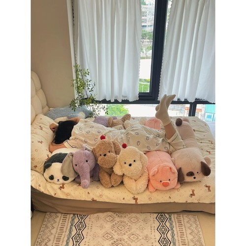 可爱动物猪猪长条抱枕女生睡觉抱宿舍床上大靠枕夹腿睡觉侧睡毛绒