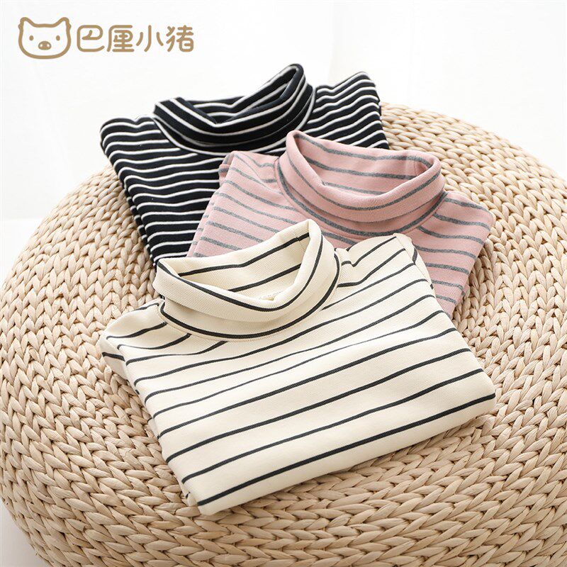 速发童高领打底衫宝宝内穿衣服儿童秋衣婴幼儿休闲上衣男童T恤