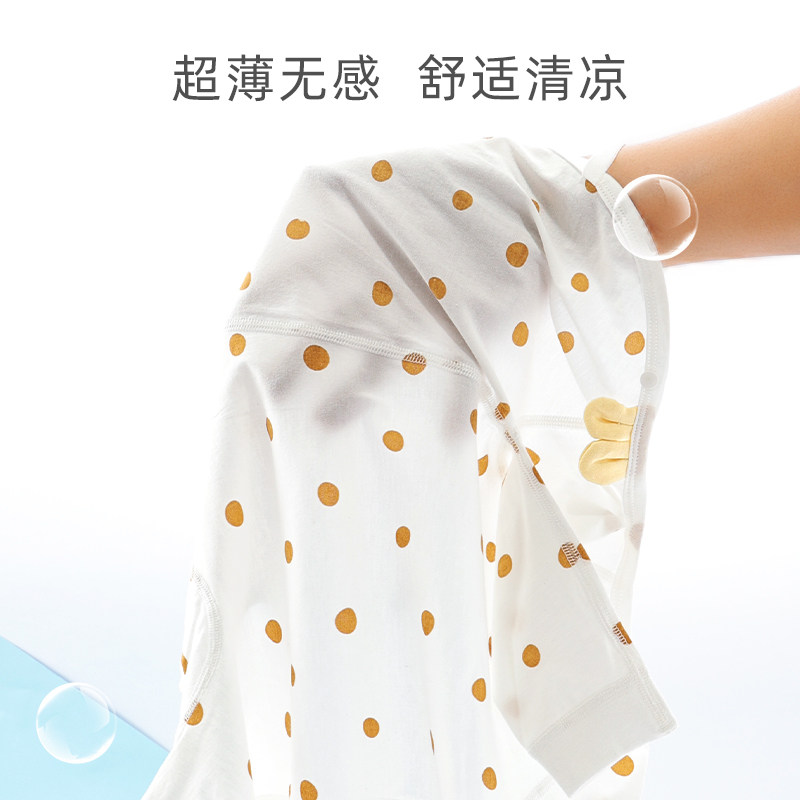 速发初生婴儿包屁衣夏季长袖三角爬服男宝宝薄款防着凉小衣服