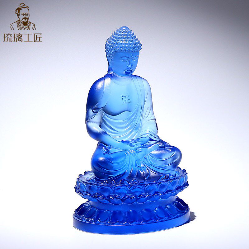 速发琉璃药师佛七佛像释迦牟尼佛用供奉镇宅请供桌佛像摆件