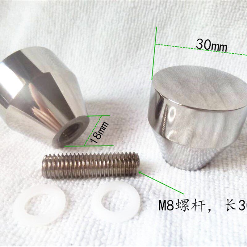 速发04不锈钢单孔拉手金属圆形单孔小拉手简约抽屉柜门把手