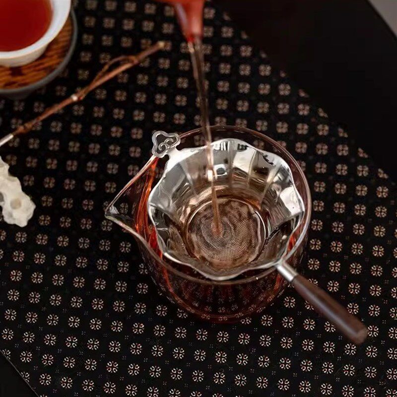 速发茶漏04不锈钢茶漏茶滤公道杯茶具配件加密茶隔茶滤网茶叶