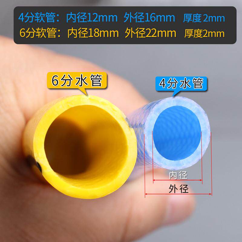 速发弘晨家用洗车水枪高压汽车刷水海蓝4分软水管洗车冲车器套