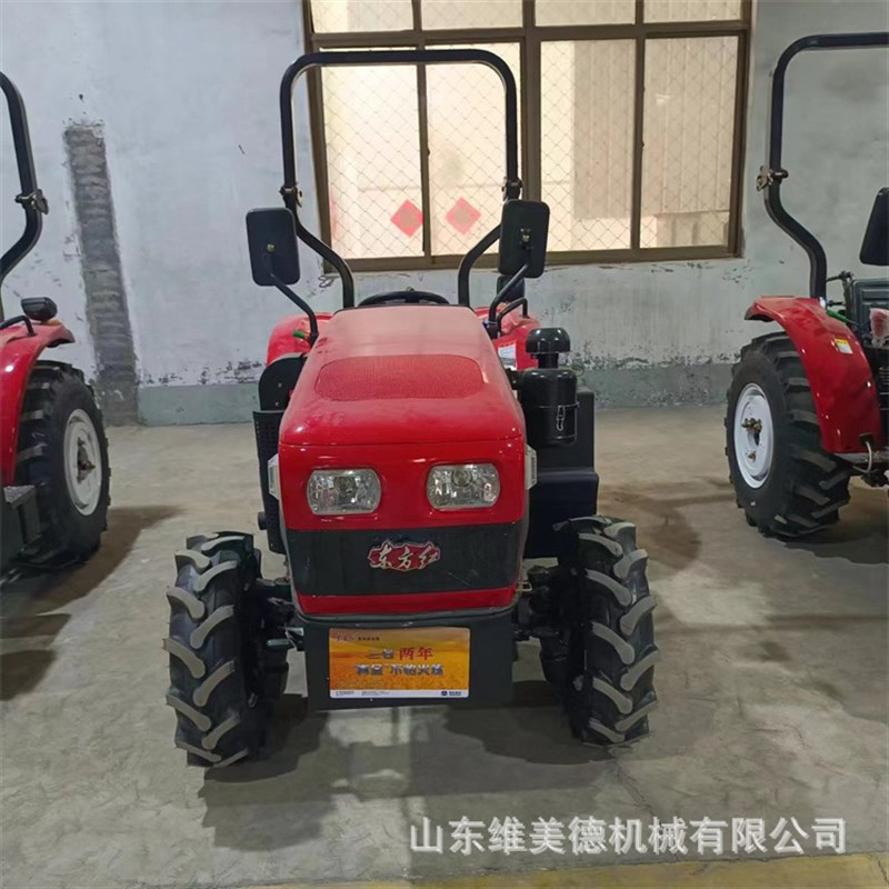 速发504大棚王拖拉机 小车身四驱四轮耕地机 补后直提