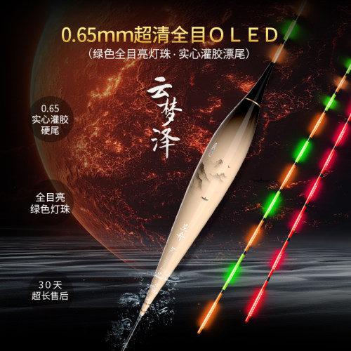 呈舟黑科技灌胶硬尾强续航夜光漂