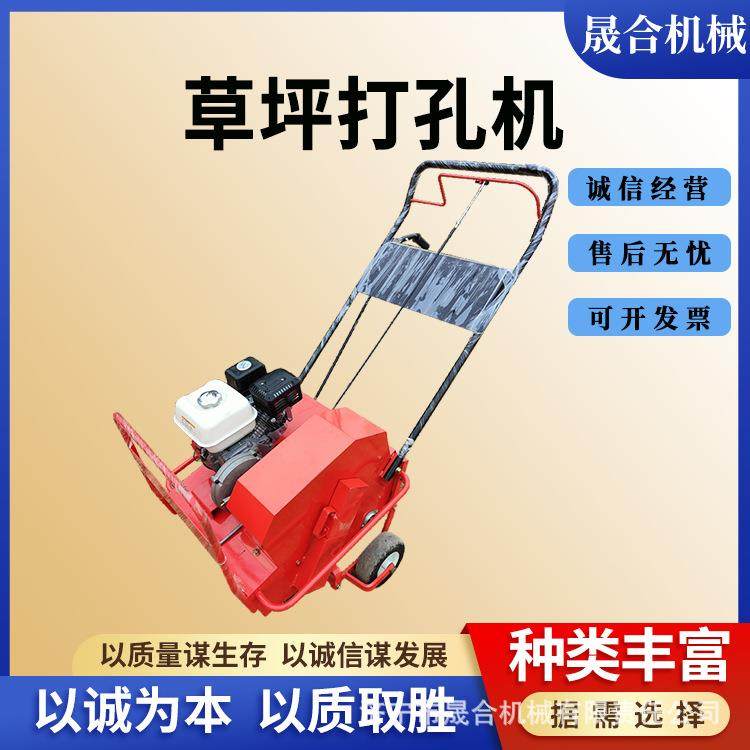 可出口设备草坪维护打孔机 燃油式园林草坪打洞机 手推草坪打孔机,农机/农具/农膜,植保机械,淘宝优惠券,粉丝福利购,淘宝优惠卷