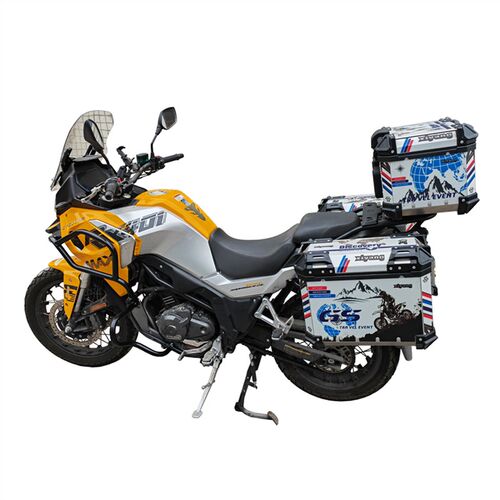 适用于赛科龙RX401包围护杠上下x竞技杠SR400GY-2C改装防摔杠配件