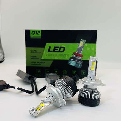 四铜管150W大功率解码汽车ledh7大灯灯泡 h4远近光一体超亮前照灯