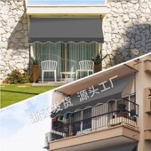 门店遮阳a棚免打孔折叠可伸缩防雨蓬家用遮阳防晒棚便携