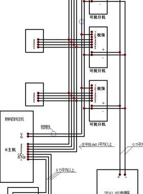 耀达2639SLB4四线非可视刷z卡主机楼宇对讲主机门禁系统电子门铃