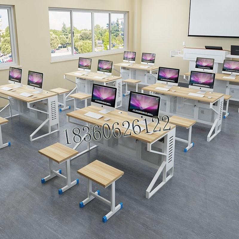速发学校机房微机室教师办公培训专用电脑桌椅台式培训室班讲台单