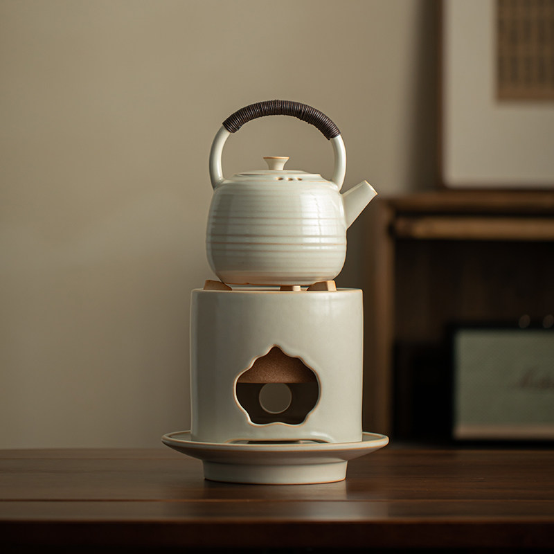速发碳炉围炉煮茶套装家用庭院煮茶炉炭火烧茶茶炉温烤壶木炭酒精