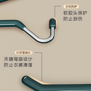 速发家用鹅型裤 夹Z字衣柜收纳神器 架晾裤 子挂衣架防滑鹅型裤