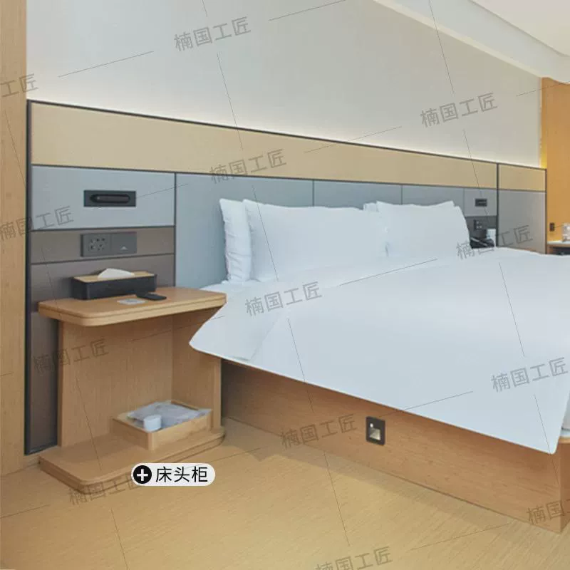Sufa All Season 4.0 Hotel Furniture Standard Room Full B&B Apartment Hotel Bed Room Model Room Panel Furniture