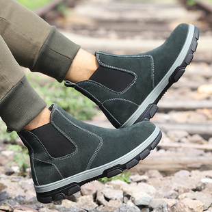 速发便焊工劳保鞋男钢工头防砸防刺穿透气防臭工作四季款轻电防烫