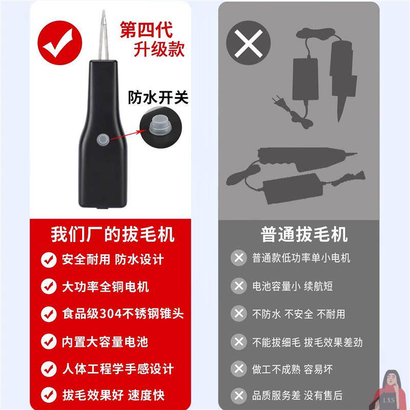 速发毛毛机器鸡毛鸭毛拔毛神毛鸡拔鸭器杀鸭拨除去剃全自动商用家